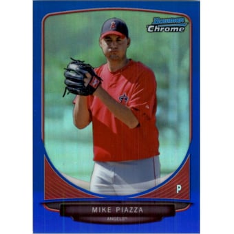 2013 Bowman Chrome Prospects Blue Refractors #BCP130 Mike Piazza
