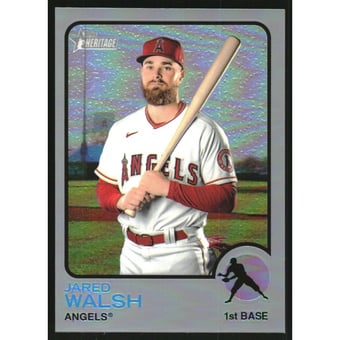 2022 Topps Heritage Chrome Silver Refractors #10 Jared Walsh