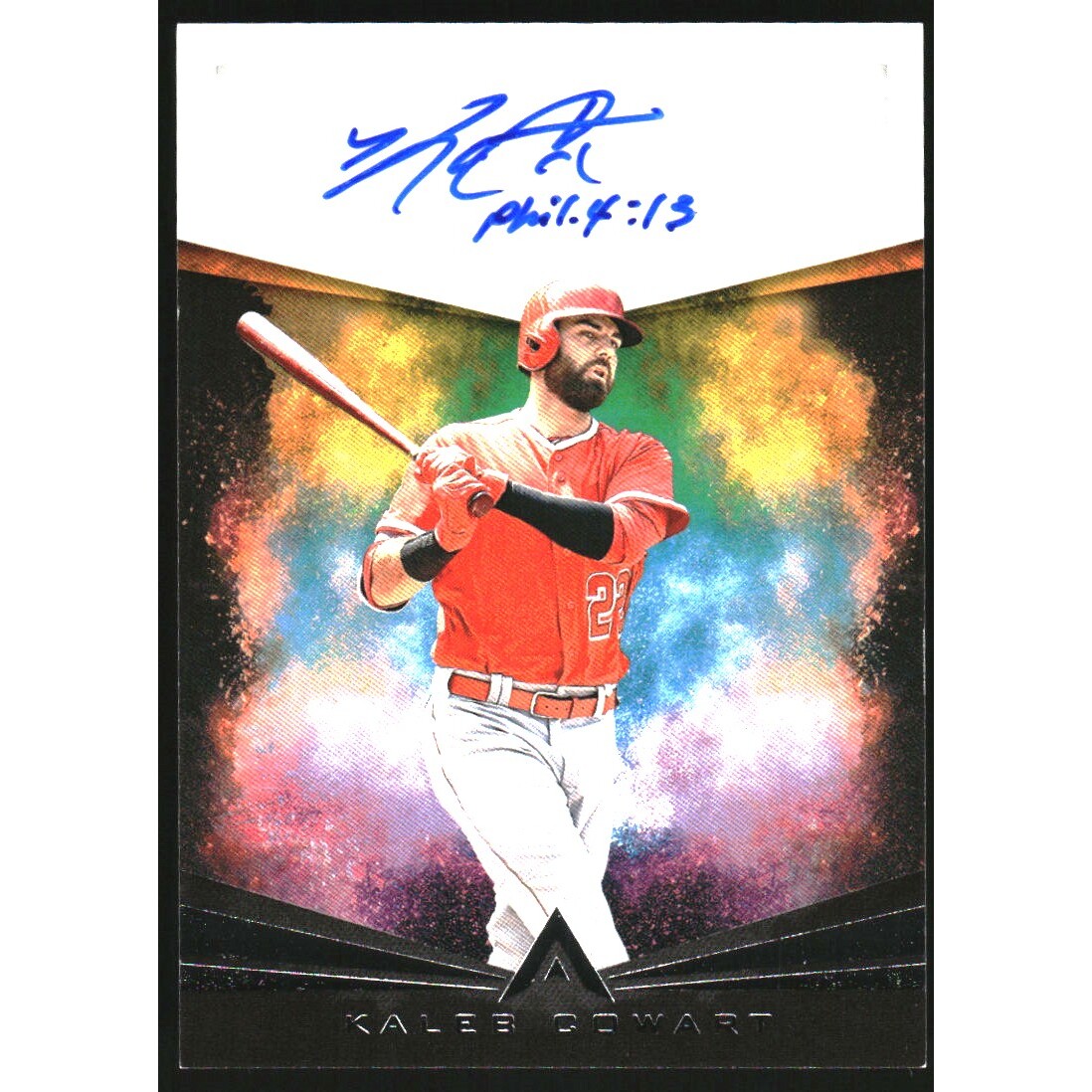 2020 Panini Ascension Autographs #8 Kaleb Cowart. rookie card picture