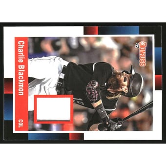 2022 Donruss Retro '88 Materials #55 Charlie Blackmon