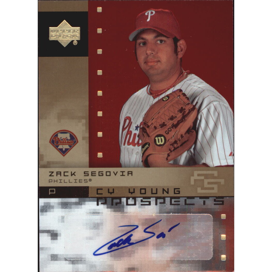 2007 Upper Deck Future Stars Cy Young Futures Signatures #ZS Zack Segovia. rookie card picture