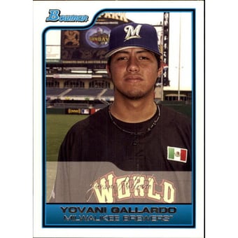 2006 Bowman Draft Future's Game Prospects White #13 Yovani Gallardo