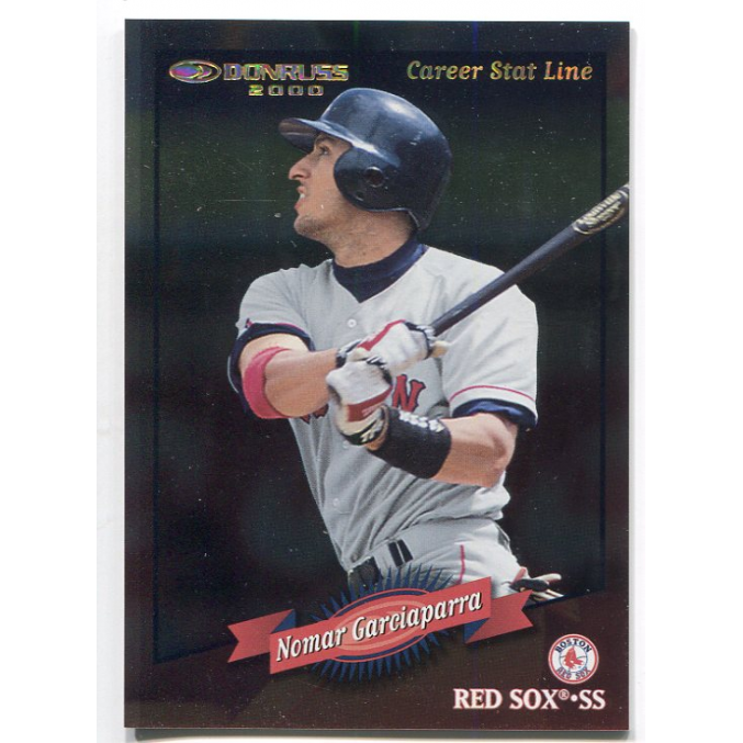 2001 Donruss 2000 Retro Stat Line Career #4 Nomar Garciaparra/322