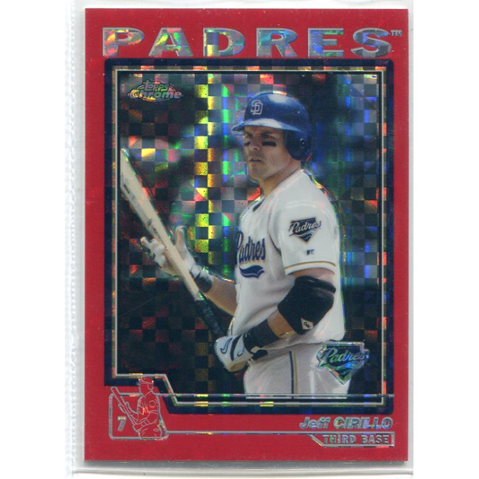2004 Topps Chrome Red X-Fractors #328 Jeff Cirillo. rookie card picture