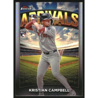 2025 Finest Arrivals Refractors #A24 Kristian Campbell