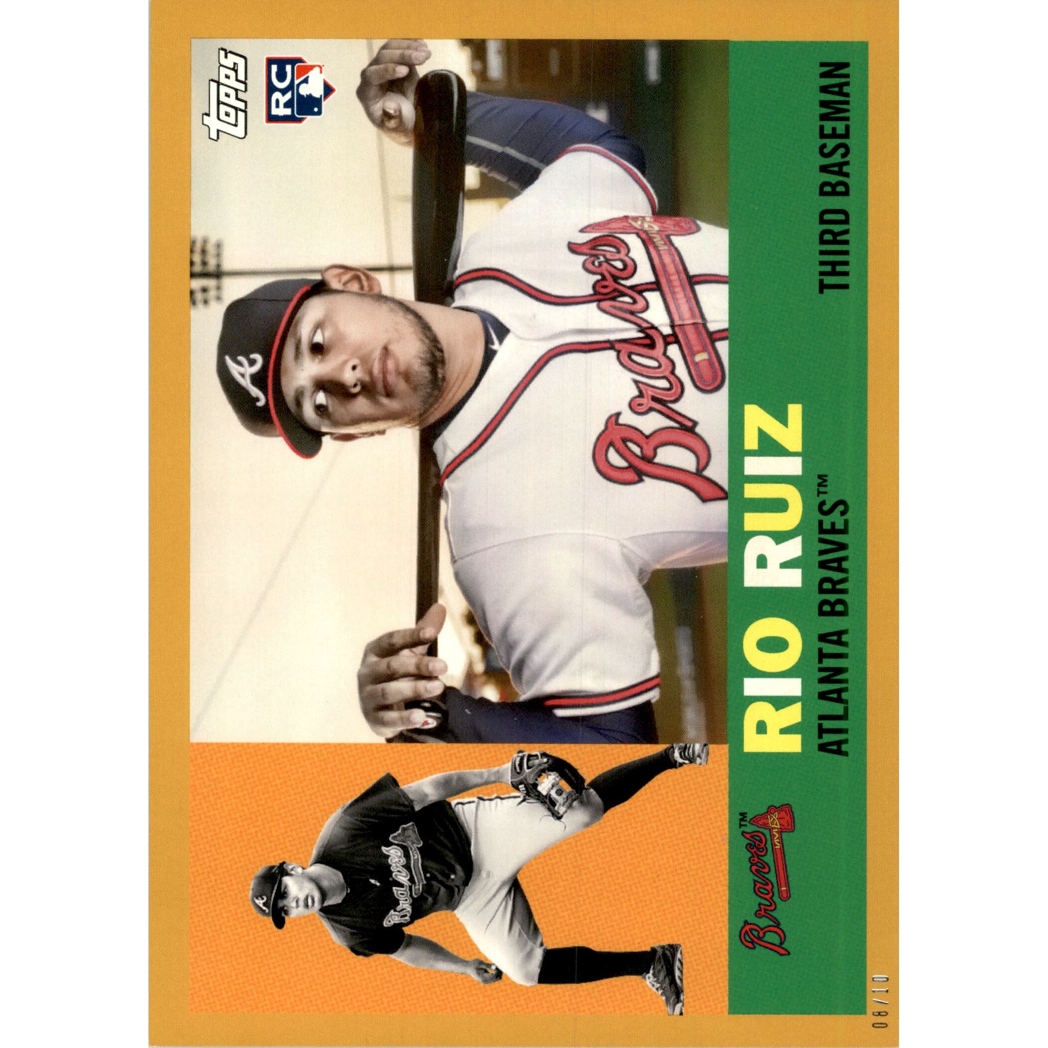 2017 Topps Archives 5x7 Gold #10 Rio Ruiz. rookie card picture