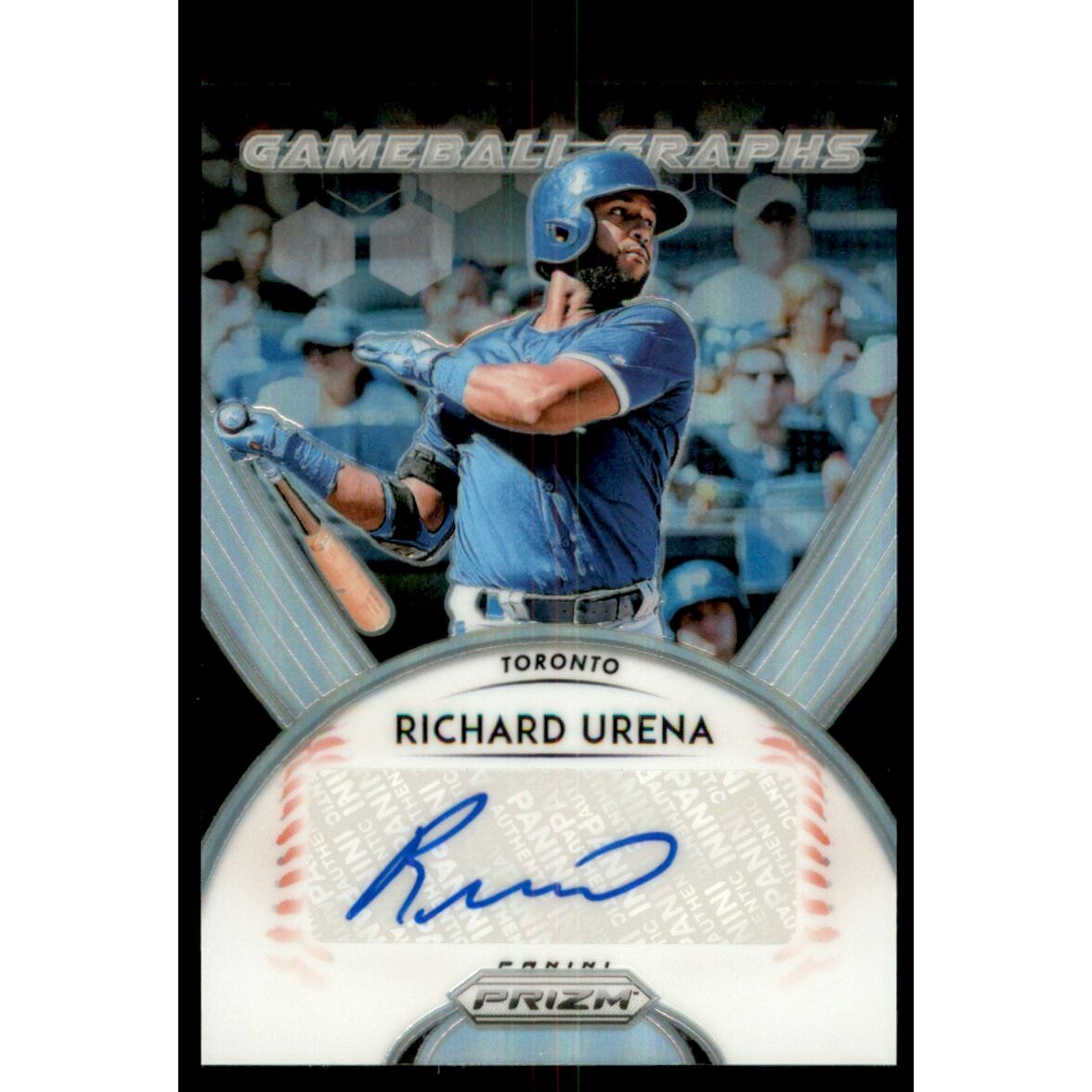 2019 Panini Prizm Game Ball Graphs #14 Richard Urena 2019 Panini Prizm Game Ball Graphs #14 Richard Urena