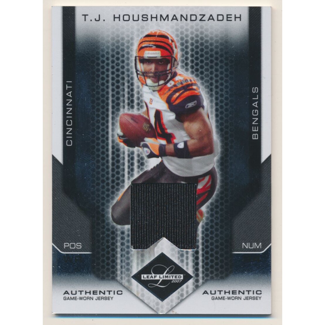 2007 Leaf Limited Threads #23 T.J. Houshmandzadeh
