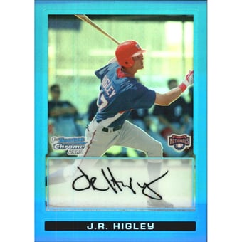 2009 Bowman Chrome Prospects Blue Refractors #BCP131 J.R. Higley