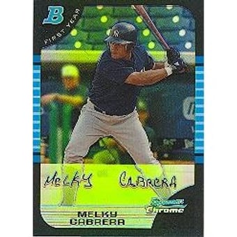 2005 Bowman Chrome Refractors #190 Melky Cabrera