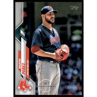 2020 Topps Factory Set 582 Montgomery Club #444 Martin Perez