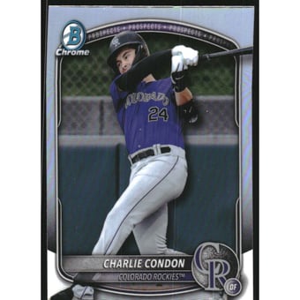 2025 Bowman Chrome Draft Refractors #BDC136 Charlie Condon