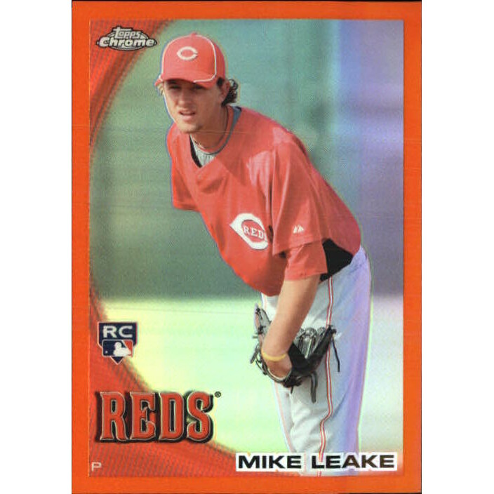 2010 Topps Chrome Orange Refractors #176 Mike Leake