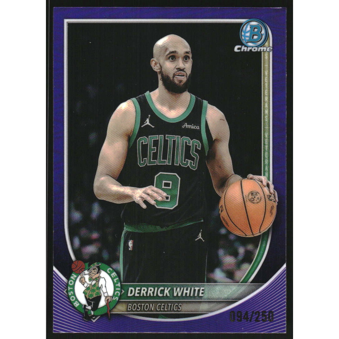 2025-26 Bowman Chrome Purple Refractors #BCV58 Derrick White