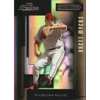 2004 Playoff Prestige Xtra Bases Black #142 Brett Myers