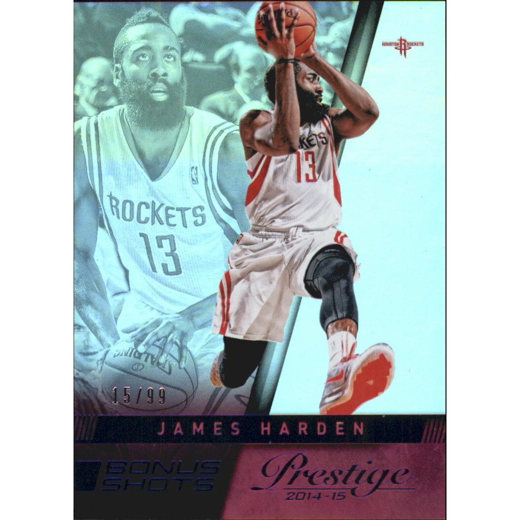 2014-15 Prestige Premium Bonus Shots Blue #22 James Harden