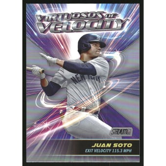 2024 Stadium Club Virtuosos of Velocity #VV15 Juan Soto