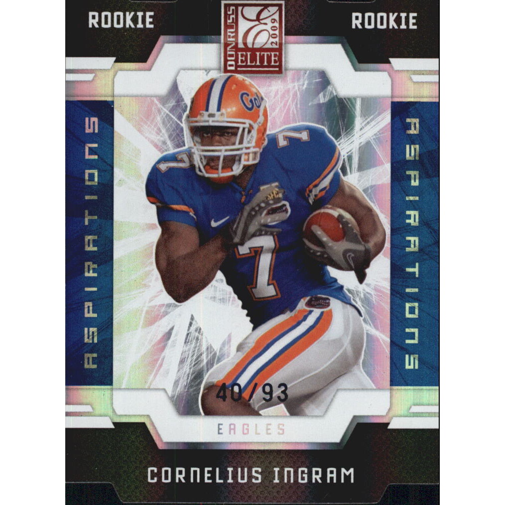 2009 Donruss Elite Aspirations #125 Cornelius Ingram/93. rookie card picture