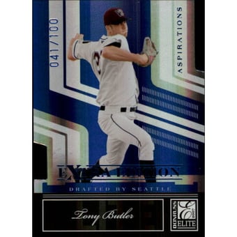 2007 Donruss Elite Extra Edition Aspirations #49 Tony Butler