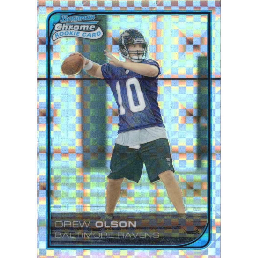 2006 Bowman Chrome Xfractors #44 Drew Olson. rookie card picture
