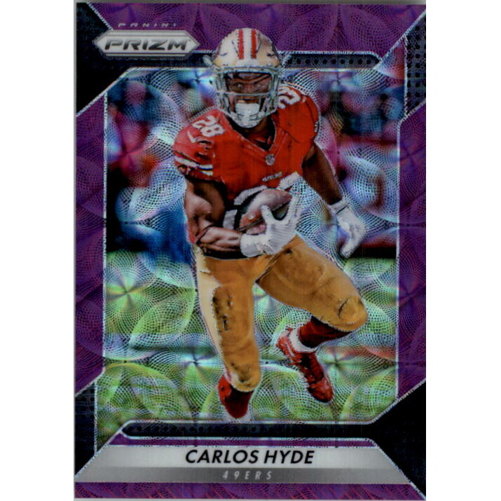 2016 Panini Prizm Prizms Purple Scope #153 Carlos Hyde