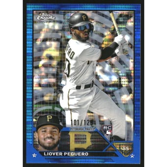 2023 Topps Chrome Blue Sonar Refractors #72 Liover Peguero