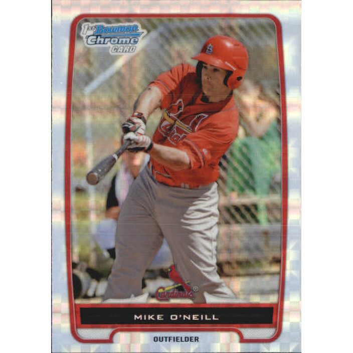 2012 Bowman Chrome Prospects X-Fractors #BCP131 Mike O'Neill. rookie card picture