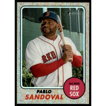 2017 Topps Heritage Chrome Refractors #THC716 Pablo Sandoval