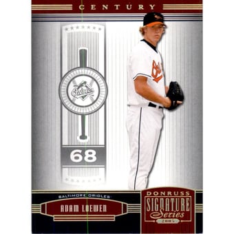 2005 Donruss Signature Century Proofs Gold #19 Adam Loewen