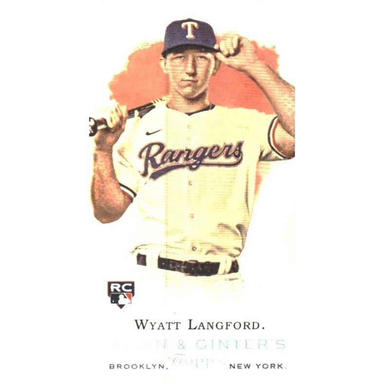 2024 Topps Allen and Ginter Mini Rookie Design Variations #RD20 Wyatt Langford 2024 Topps Allen and Ginter Mini Rookie Design Variations #RD20 Wyatt Langford