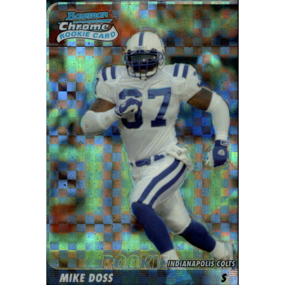 2003 Bowman Chrome Xfractors #193 Mike Doss. rookie card picture