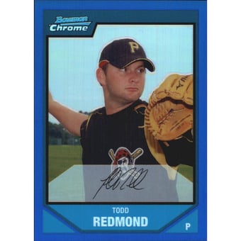 2007 Bowman Chrome Prospects Blue Refractors #BC202 Todd Redmond
