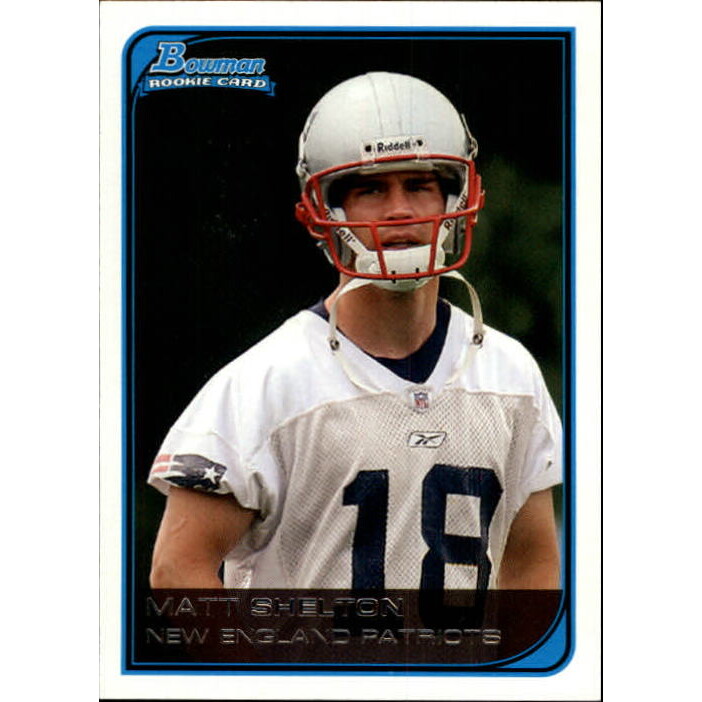 2006 Bowman White #208 Matt Shelton