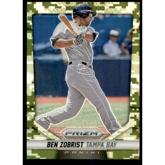 2014 Panini Prizm Prizms Camo #89 Ben Zobrist