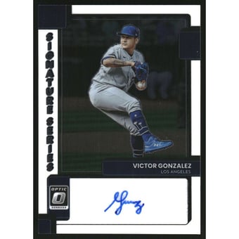 2022 Donruss Optic Signature Series #30 Victor Gonzalez
