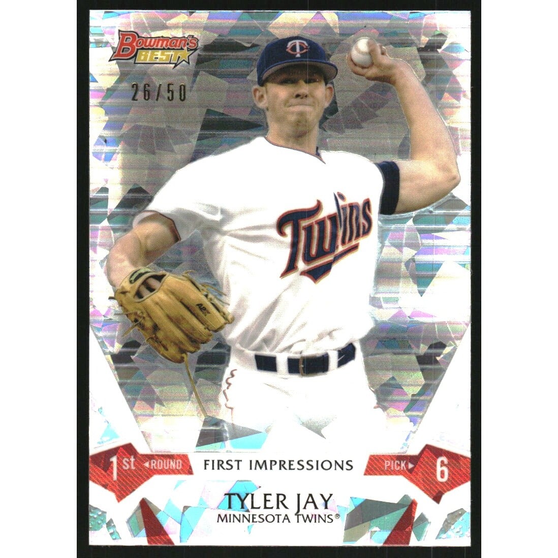 2015 Bowman's Best First Impressions Atomic Refractors #FITJ Tyler Jay. rookie card picture