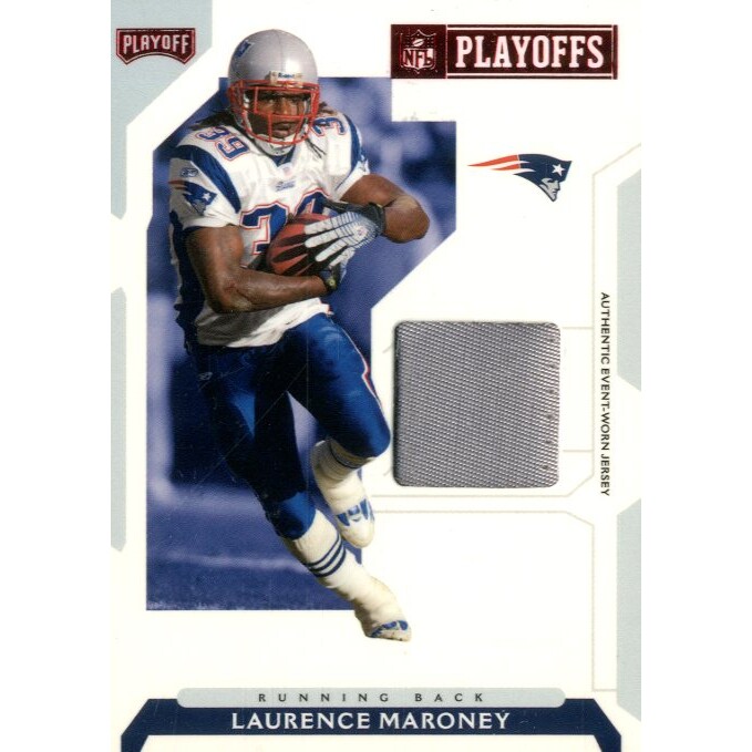 2007 Playoffs NFL Playoffs Preview Bonus Jerseys Red #B5 Laurence Maroney