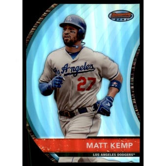 2012 Bowman Bowman's Best Die Cut Refractors #BB19 Matt Kemp