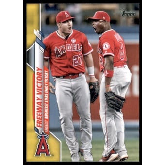 2020 Topps Update Walgreens Yellow #U261 Mike Trout/Justin Upton