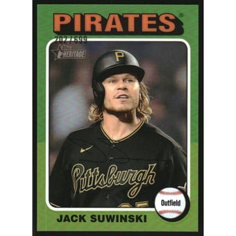2024 Topps Heritage Chrome Refractors #437 Jack Suwinski HN