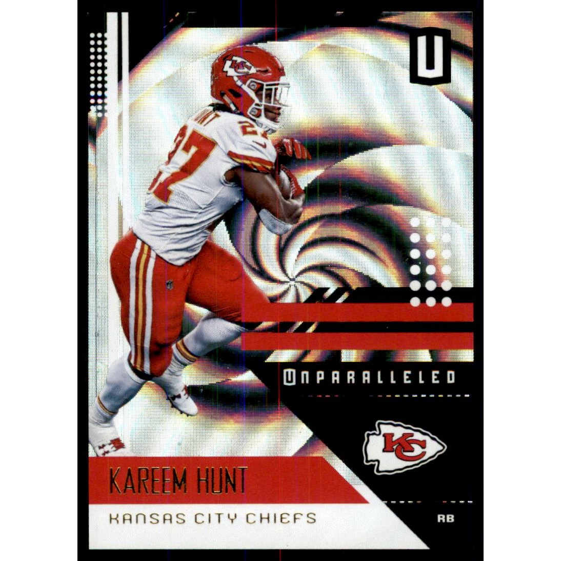 2018 Panini Unparalleled Whirl #96 Kareem Hunt