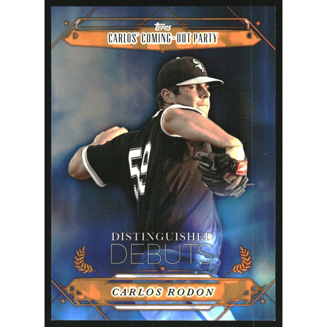 2015 Topps Pro Debut Distinguished Debuts Orange #DD4 Carlos Rodon. rookie card picture