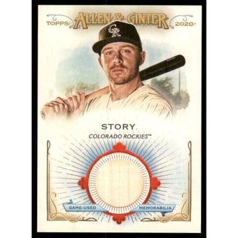 2020 Topps Allen and Ginter Relics #FSRBTS Trevor Story B