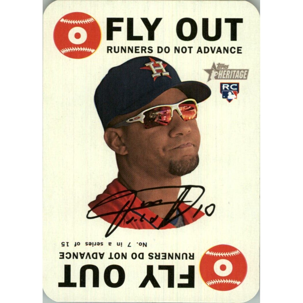 2017 Topps Heritage Topps Game Rookies #7 Yulieski Gurriel. rookie card picture