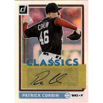 2020 Donruss Classics Autographs #8 Patrick Corbin