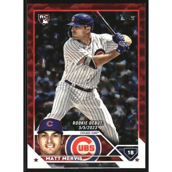 2023 Topps Update Red Foilboard #US236 Matt Mervis
