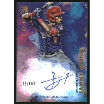 2021 Bowman Inception Autographs #PASI Sammy Infante/600
