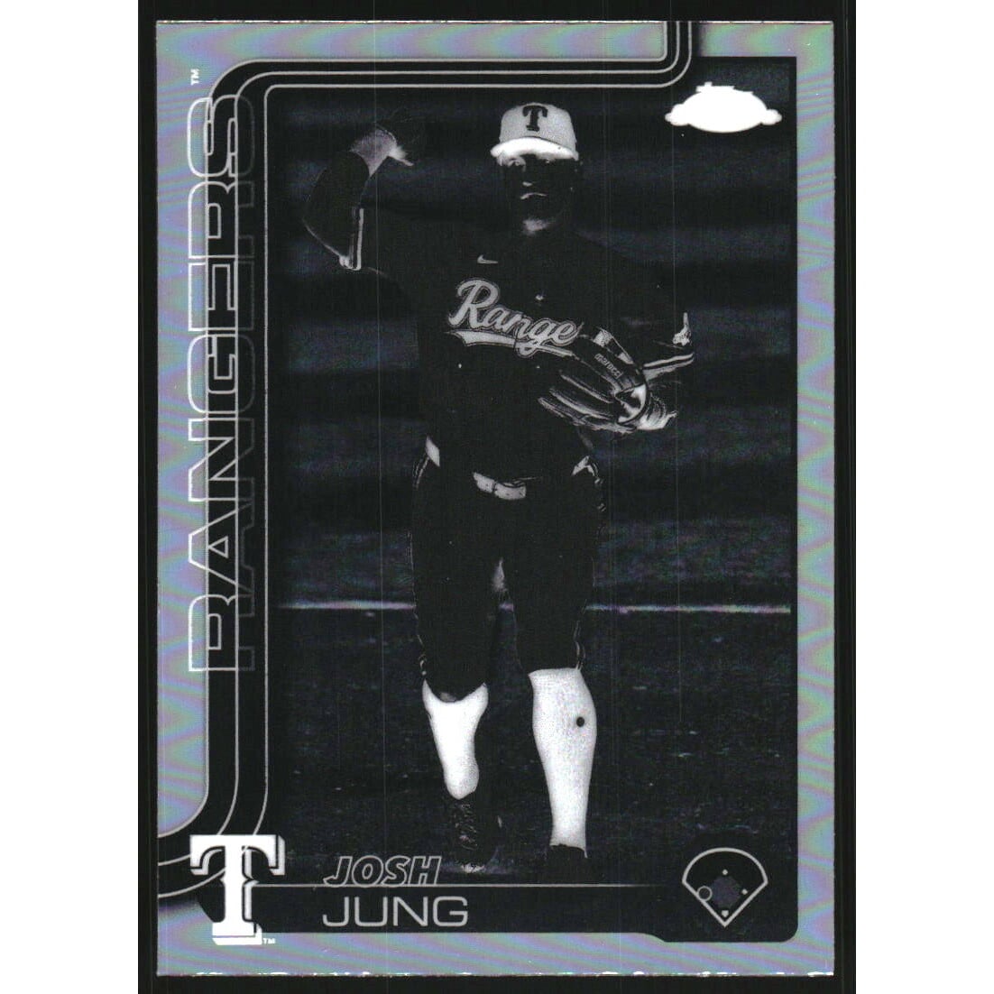 2025 Topps Chrome Negative Refractors #220 Josh Jung. rookie card picture