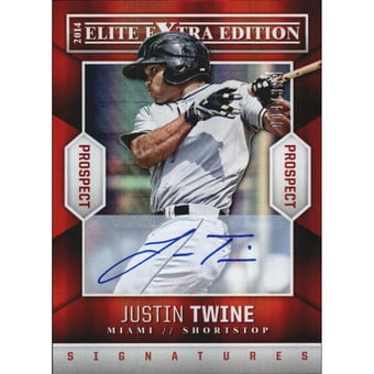 2014 Elite Extra Edition Prospects Signatures #48 Justin Twine/399
