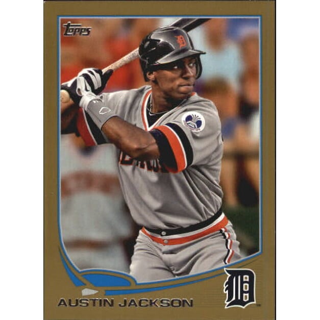 2013 Topps Mini Gold #642 Austin Jackson. rookie card picture